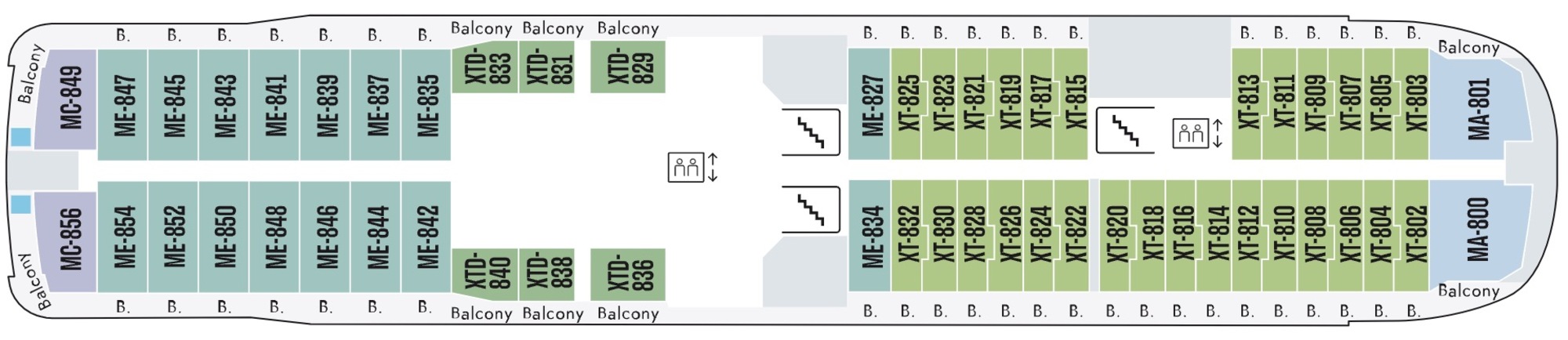 Deck 8 plan